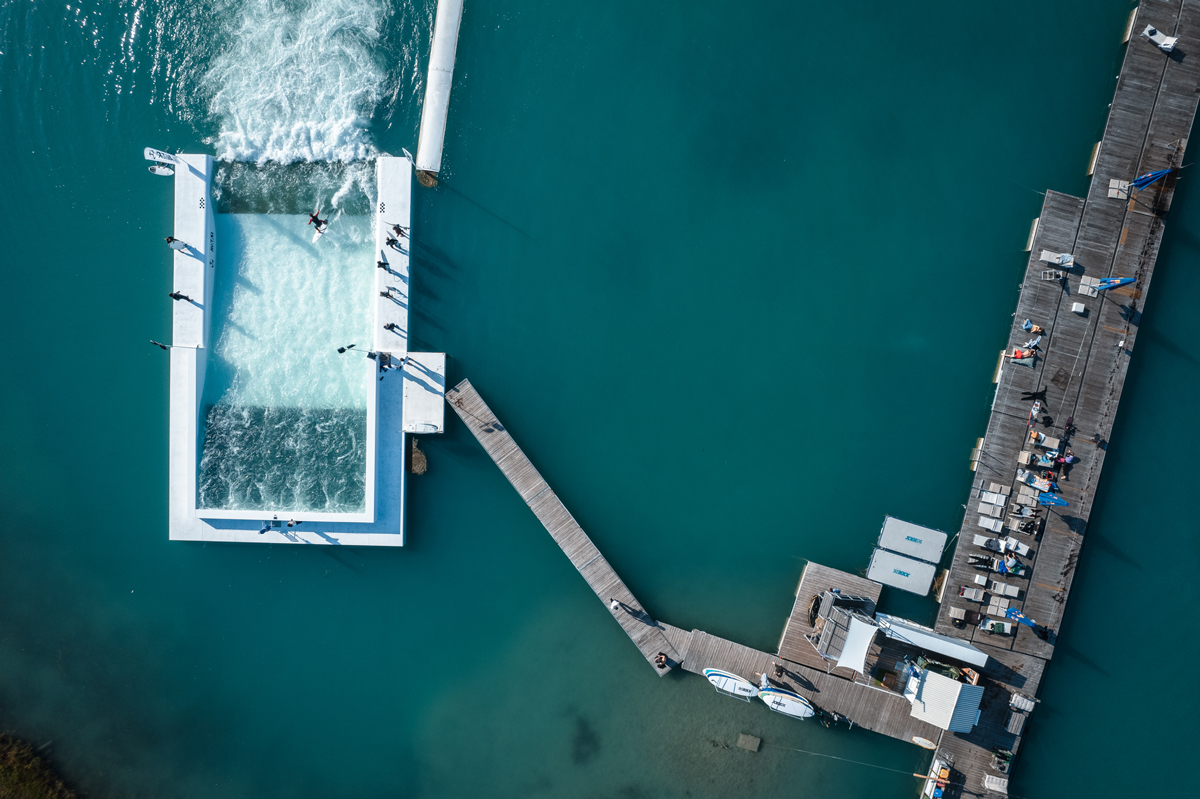 UNIT Surf Pool in Milan Italy-Birds Eye View